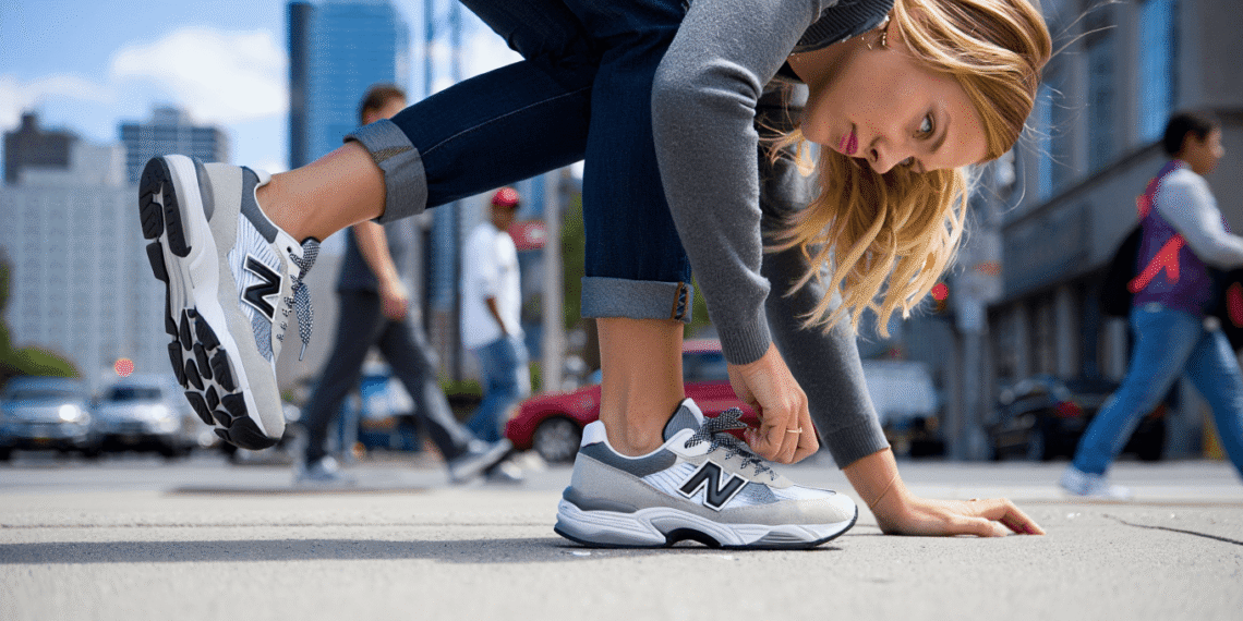 Scarlett Johansson New Balance Sneakers-We-Found-the-90-Pair-She-Wore-on-Set-and-Why-Podiatrist-Approved-Means-Nothing-kicks-and-beaters