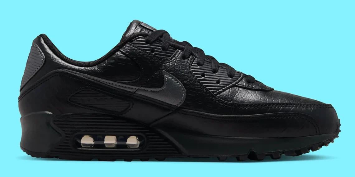 nike-air max 90 black croc-leather-IV6309-010-kicks-and-beaters